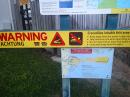 Mackay Marina crocodile warning